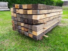 49x Hardwood Sawn English Oak Posts ( Rejects )