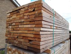 30x Softwood Timber Sawn Mixed Larch / Douglas Fir Fencing Rails
