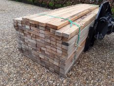 50x Softwood Fresh Sawn Mixed Larch / Douglas Fir Fencing Rails