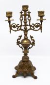 Ornate Solid Brass Candelabra