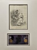 Michael Collins Rare 100th Anniversary Original Mount & Coin Montage.