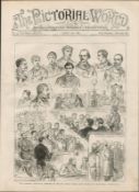 Fenian Dynamite Campaign Bow St Court London Victorian Woodgrain Print