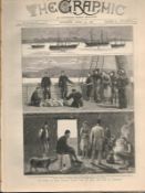 The Famine & Distress West of Ireland Victorian 1880 Antique Print