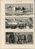 Dinner for the Suspects Prisoners Kilmainham Gaol Ireland 1881 Antique Print