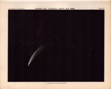 Comet of Donati Victorian 1892 Balls Atlas of Astronomy 15.
