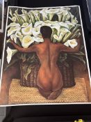 Diego Rivera - Nude With Calla Lilies