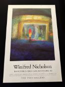 Winifred Nicholson, Paintings and Gouaches, The Tate Gallery Exhibition Poster 1987