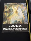 LJUBA - Gallerie Neaubourg, Paris 1978 - Exhibition Poster