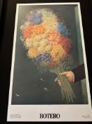 Three x Fiori 1988 By Botero, Roma 1991-1992 Exhibition Poster