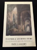 Two x Turner & Architecture, Tate Gallery Exhibition Posters 1988