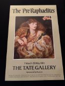 Two x The Pre-Raphaelites, The Tate Gallery Exhibition Poster 1984