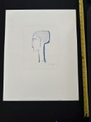 Female Head With Earring By Amadeo Modigliani, 2001