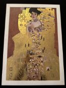 Klimpt Gold Embossed Print