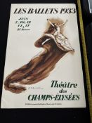 Two x Les Ballets 1933 Posters