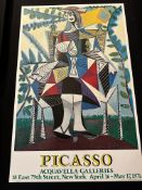 Two x Picasso, Acquavella Galleries, New York Exhibition Poster 1975