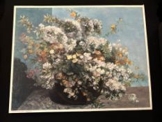 Flowers By Gustave Courbet