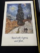 Two x Road With Cypress and Star - Vincent Van Gogh 1995