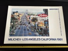 Milichev - Los Angeles, California 1981 Exhibition Poster