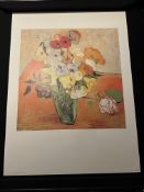 Two x Roses Et Anemones By Vincent Van Gogh