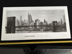 Brooklyn Bridge - New York Skyline - 1999