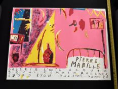 Pierre Mabille 1988 Exhibition Poster, Lyon