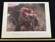 Eight x La Belle Dame Sans Merci By Sir Frank Dicksee, Museum Collection
