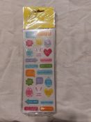 72 Packs of Assorted Stickers