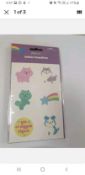 Tattoo Transfers, Cute and Under The Sea. 48 Packs