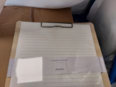 Bohemian Raffia Clipboard and Pad. RRP £12 Each. Box of 8
