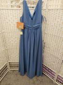 Venus Wedgewood Blue Dress Size 18 Bm1838