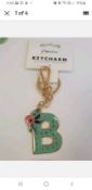 Box of 24 Keyrings of The Letter B Paperchase
