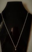 Heart Shaped Pendant With Silver Chain RRP £34.99