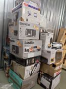 Toasters, Waffle Makers and More - Raw Customer Returns - £1224 RRP - T2C16