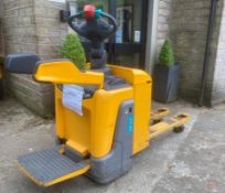 2021 Jungheinrich Ere120 Electric Ride On Pallet Truck Forks 550mm Wide 1100mm Long