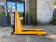 Jungheinrich AMX 10E 680 X 1150 Scissor Lift Manual Pallet Truck - New Stock