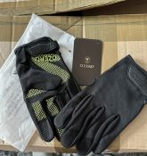Ozero Gloves Black and Green x 33