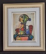 Limited Edition on Silk by Pablo Picasso