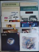 A Collection of 28 x Vinyl LPs - Sky - Chris Rea - Wham - Eurythmics - Cat Stevens - Bob Dylan.