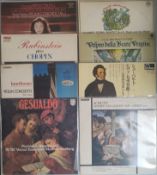 A Collection of 8 x Japan Imports Classical Vinyl Records.