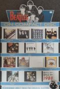 The Beatles. An Original Sales Display From The 1980s For The Release of The Beatles On CDs