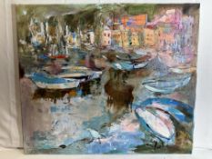 Komiza Fishing Boats By Oksana Veber