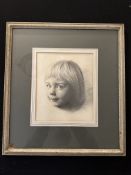 Head of A Girl By John Edwards R.P.