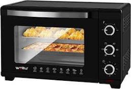 Waltu Mini Toaster Oven Bf12Sz-Uk. Black. RRP £99. 30 Liters, 1600 Watts Toaster Oven | Pizza Ove...