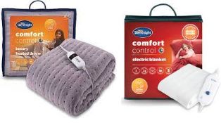 3 x Silent Night Products. 2 x Silent Night Comfort Control Luxury Heated Throws. 1 x Silent Night..