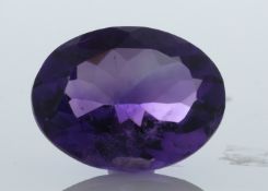 Loose Oval Amethyst 8.11 Carats