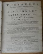 Thesaurus Linguae Latinae Compendiarius by Robert Ainsworth 1761
