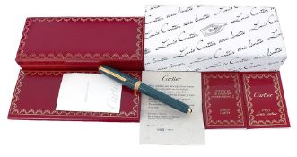 Cartier - Rare Brand New - Limited Edition - Dandy Verde Green Ebonite Fountain Pen