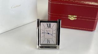 Cartier - Super Rare - Brand New - Tank Solo Desk Alarm Clock