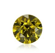 1 Pcs Diamond - 0.20 ct - Round Brilliant - Fancy Brown Yellow - GIA Certified