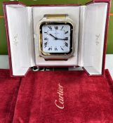 Cartier - Vintage - Cartier Santos Desk Top Alarm Clock - 1990